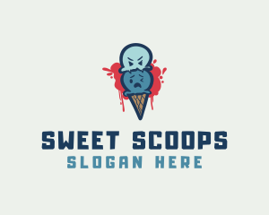 Ice Cream Scoop logo design