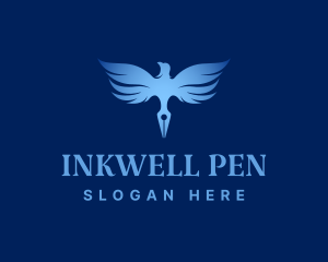 Blue Bird Pen logo design