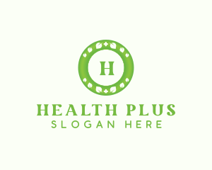 Medical Natural Leaf  logo design