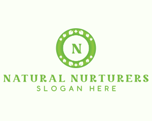 Medical Natural Leaf  logo design