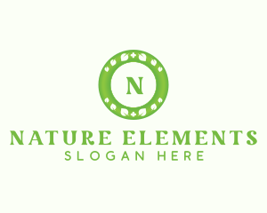 Medical Natural Leaf  logo design