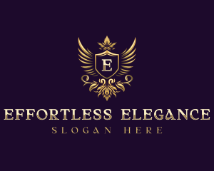 Luxury Crown Crest logo design