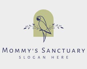 Natural Bird Sanctuary logo design