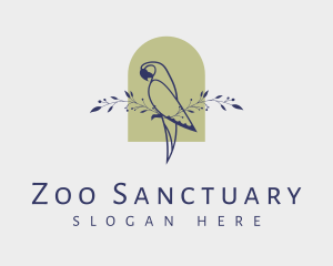 Natural Bird Sanctuary logo design