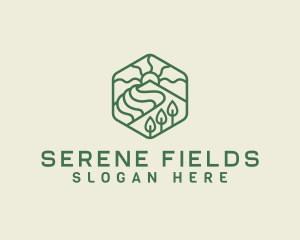 Farming Field Agriculture logo design