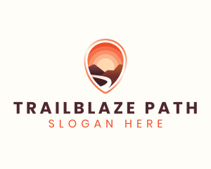 Mountain Hills Location logo design