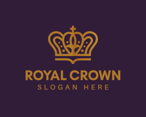 Kingdom Monarch Crown logo design