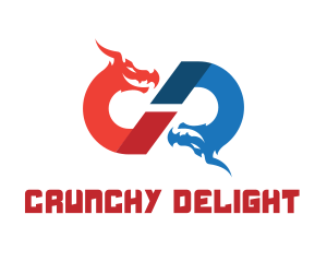 Dragon Letter CD logo design