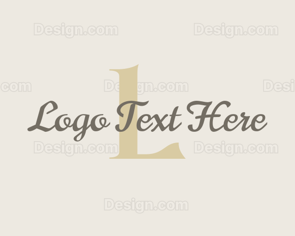 Cursive Elegant Business Logo