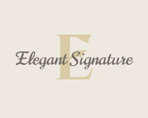 Cursive Elegant Business logo design