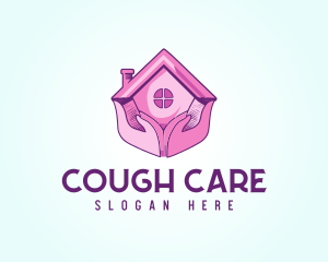 Pink Support Care Home logo design