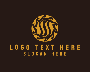 Ornamental Decor Coin Logo