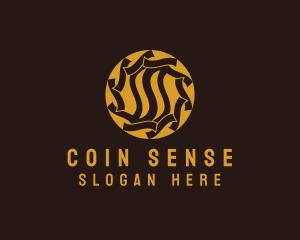 Ornamental Decor Coin logo design