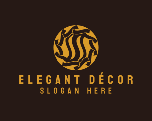 Ornamental Decor Coin logo design