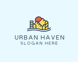 Urban City Construction logo design