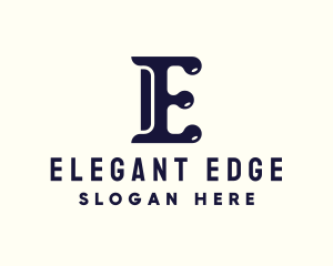 Startup Plumbing Letter E Company logo design