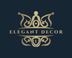 Luxury Crown Crest logo design