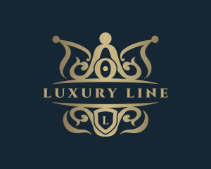 Luxury Crown Crest logo design