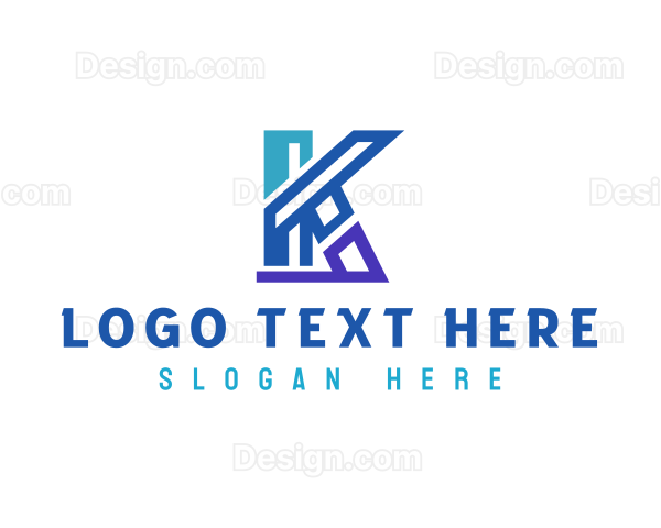 Professional Business Letter K Logo