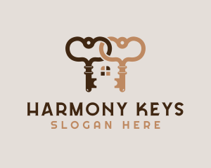 Elegant Key House logo design