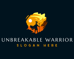 Greek Spartan Warrior logo design