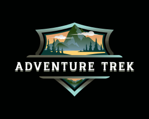 Mountain Adventure Hiking logo design