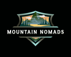 Mountain Adventure Hiking logo design