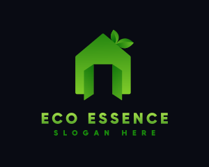 Gradient Eco Greenhouse logo design