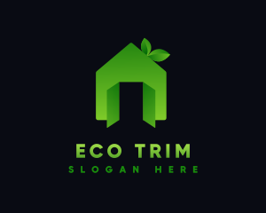 Gradient Eco Greenhouse logo design