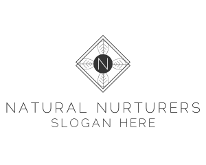 Nature Eco Leaf logo design