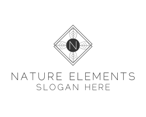 Nature Eco Leaf logo design