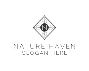 Nature Eco Leaf logo design