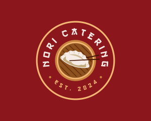 Asian Gyoza Dumpling logo design