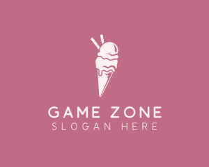 Ice Cream Gelato Dessert Logo