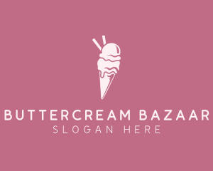 Ice Cream Gelato Dessert logo