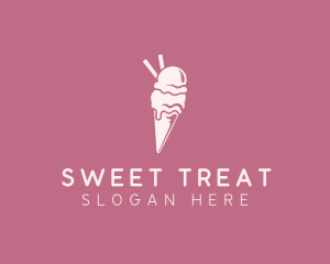 Ice Cream Gelato Dessert logo