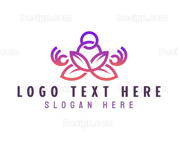 Yoga Spa Wellness Logo