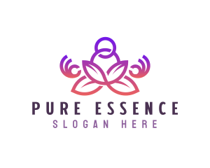 Yoga Spa Wellness logo design