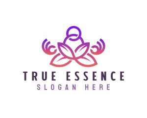 Yoga Spa Wellness logo design