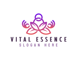 Yoga Spa Wellness logo design