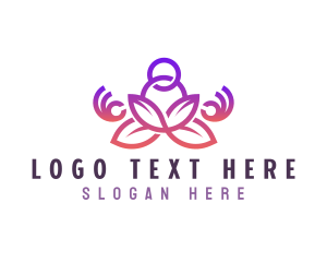 Calm - Yoga Spa Wellness logo design