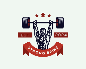 Strong Man Powerlifting logo design