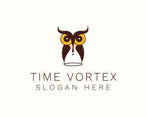 Owl Time Hourglass  logo