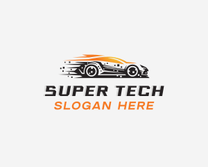 Super Car Racing logo design