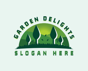 Lawn Garden Landscaping logo design