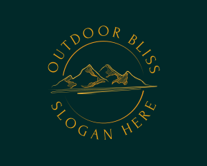 Environmental Mountain Travel logo design