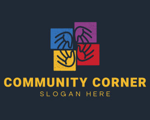 Community Hands Foundation logo design