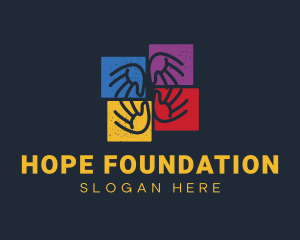 Community Hands Foundation logo design