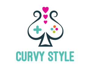 Curvy Spade Gaming logo