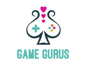 Curvy Spade Gaming logo design